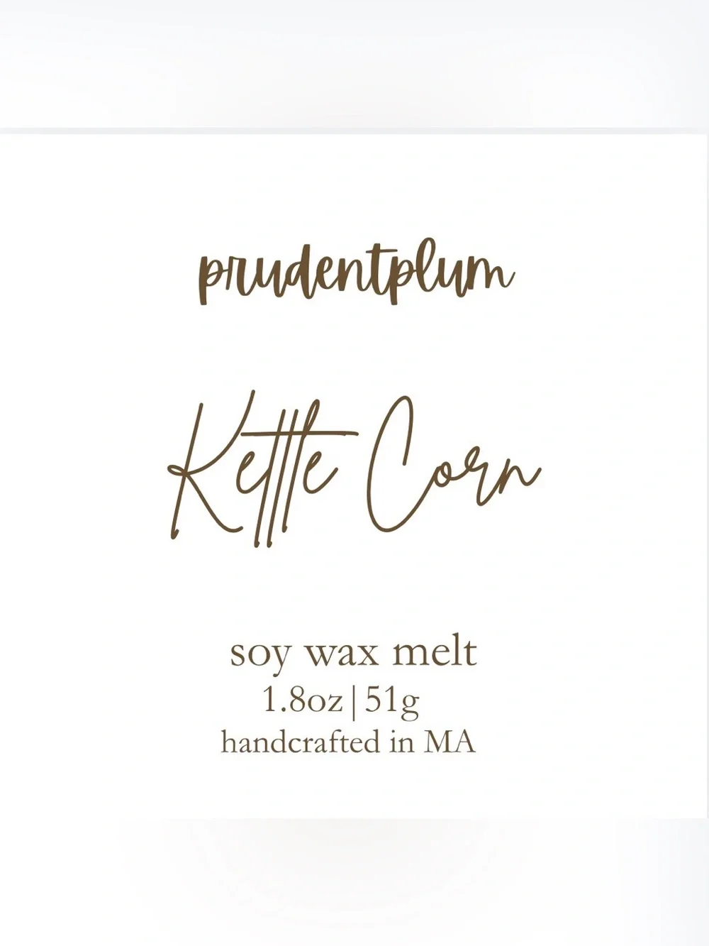 Kettle Corn Soy Wax Melt Snap Bar 1.8oz | Melts For Wax Warmer